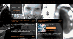 Desktop Screenshot of johnlakejazz.com