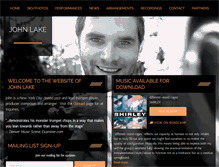 Tablet Screenshot of johnlakejazz.com